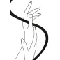 PANEL ŻELAZNY HANDS 60X1X90 cm